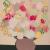 Ferrari Sheppard A Soft Pallet (flowers), 2023 Acrilico, carboncino e oro 24 carati su tela / Acrylic, charcoal and 24K gold on canvas 152.4 × 121.9 cm / 60 × 48 inchess